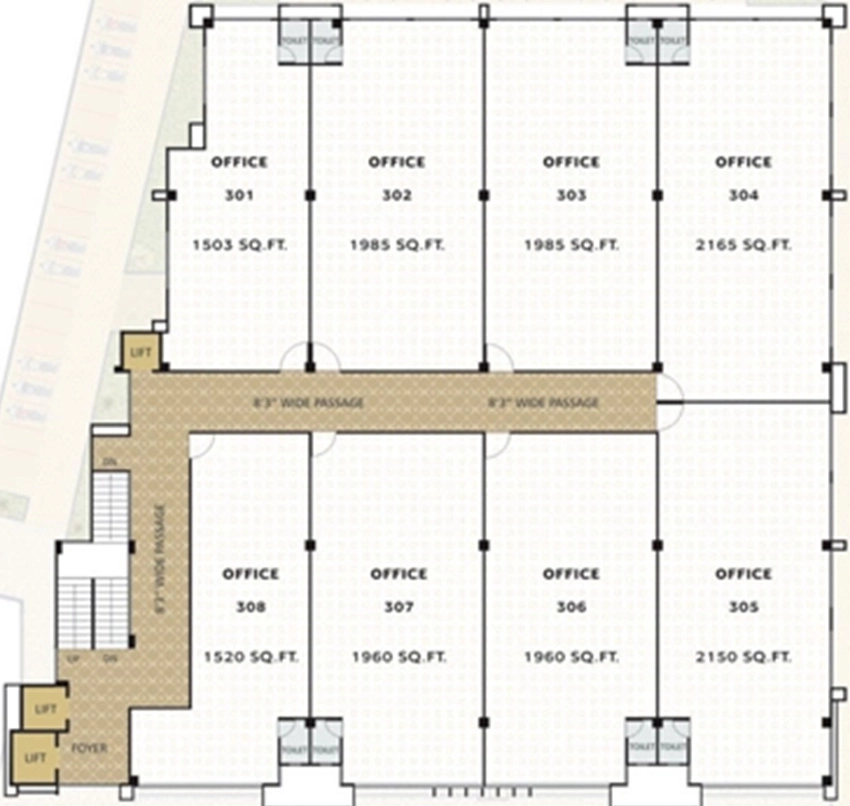 Floor Plan of Sigma Ceejay Legacy in University Area, Ahmedabad - Image 320030