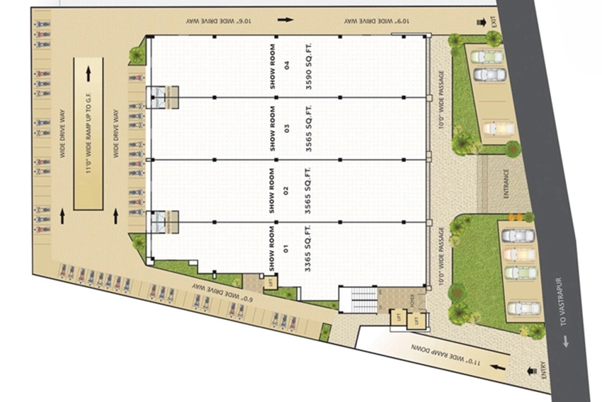 Master Plan of Sigma Ceejay Legacy in University Area, Ahmedabad - Image 320028