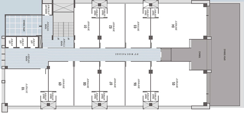 Floor Plan of Signature 1 in Makarba, Ahmedabad - Image 320066