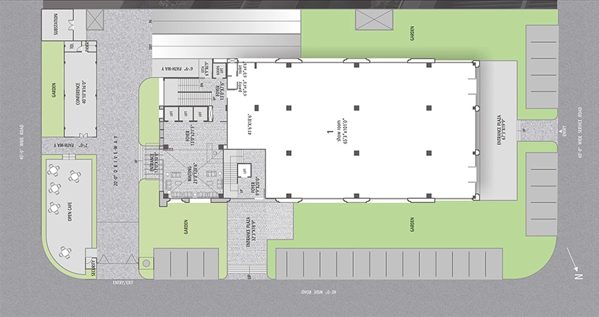 Master Plan of Signature 1 in Makarba, Ahmedabad - Image 320064