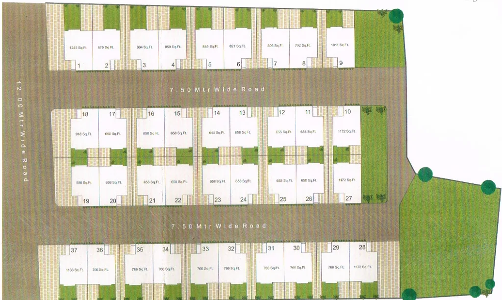Master Plan of The Rock in Bhayli, Vadodara - Image 320141