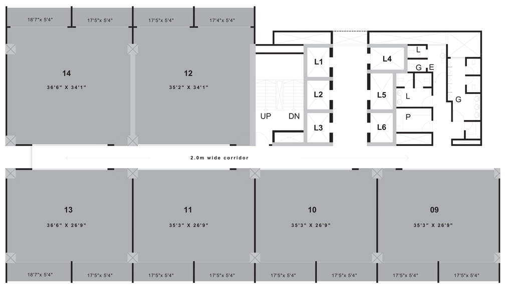 Floor Plan of Solitaire Business Hub 3 in Baner, Pune - Image 320168