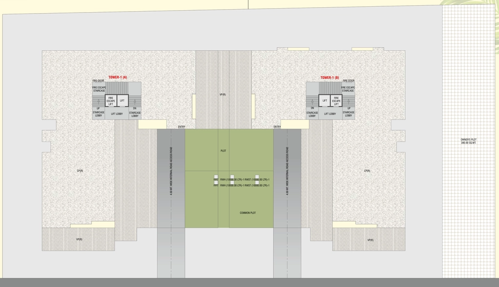Master Plan of Infibricks The Vista Residential in Fatehgunj, Vadodara - Image 320185