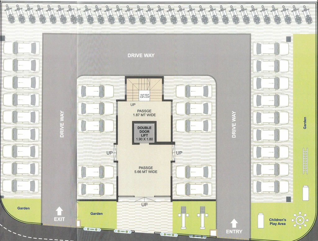 Master Plan of Brahma The Wingz Phase 2 in Gotri, Vadodara - Image 320248