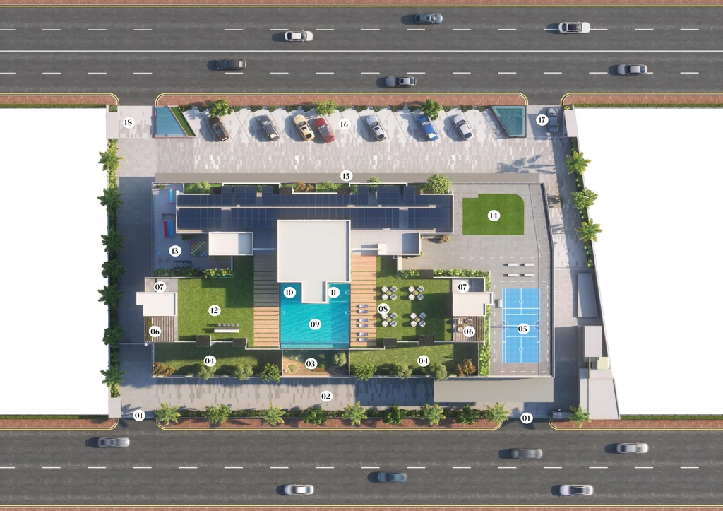 Master Plan of Emerald Kingsvilla in Pipliyahana, Indore - Image 320282