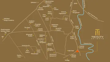 Location of Akshar Trinity Heights - Image 320286