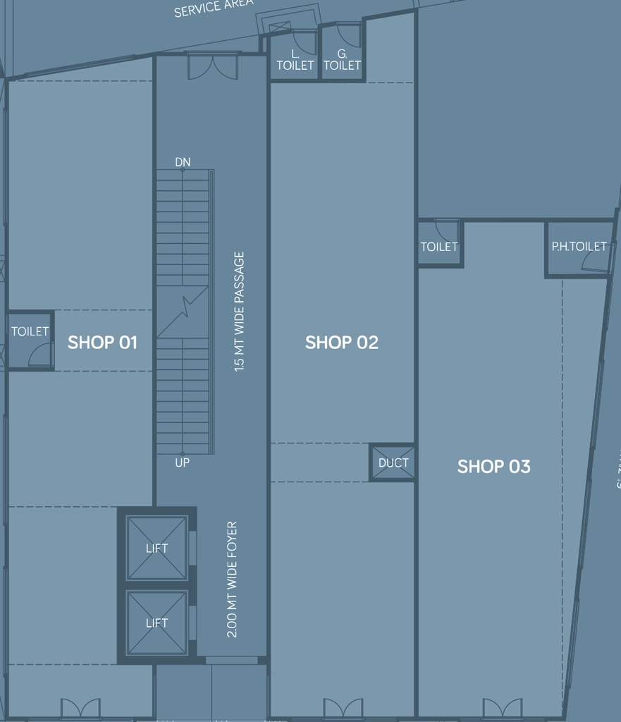 Floor Plan of HRG The Jewel Park in Navrangpura, Ahmedabad - Image 320387