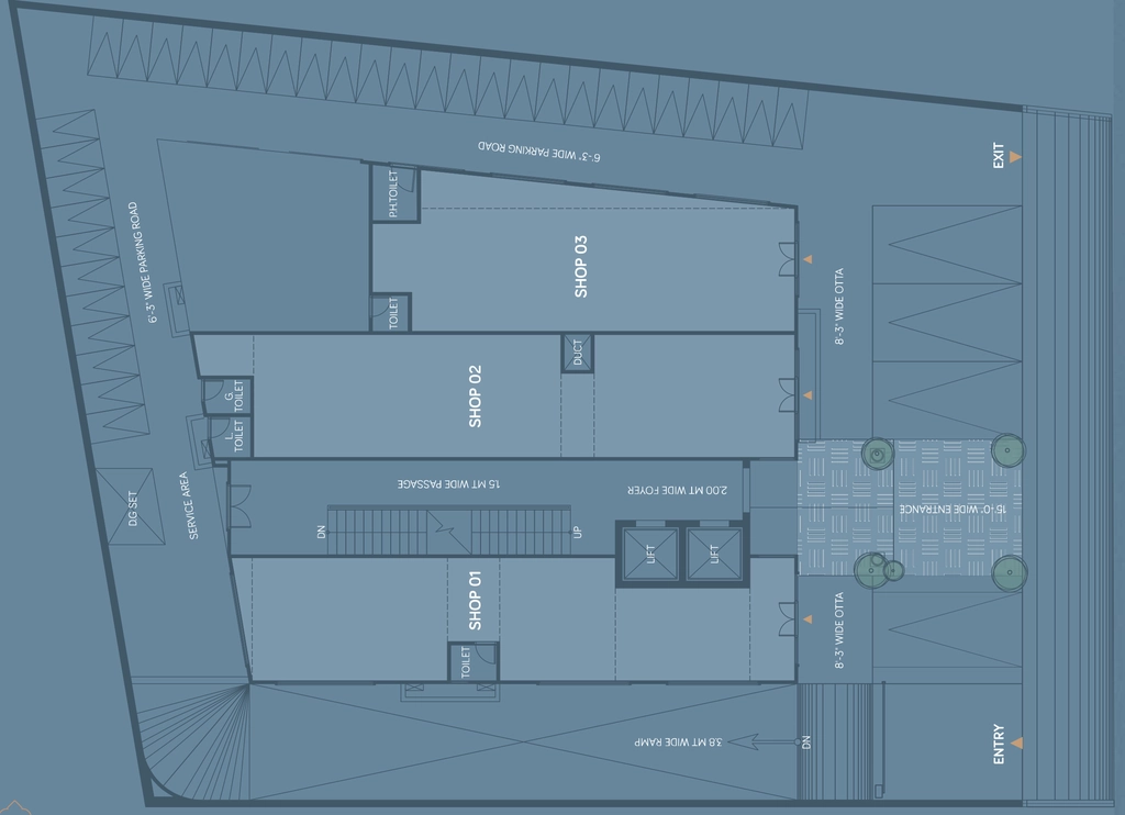 Master Plan of HRG The Jewel Park in Navrangpura, Ahmedabad - Image 320386