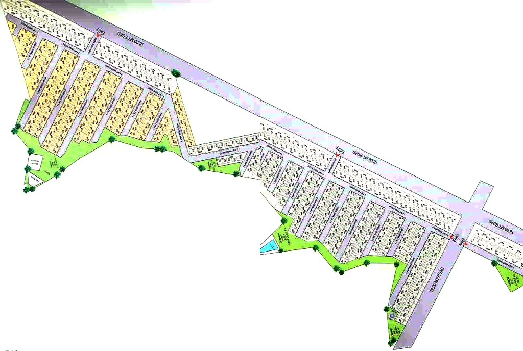 Master Plan of The Gokulesh City in Waghodia Road, Vadodara - Image 320396