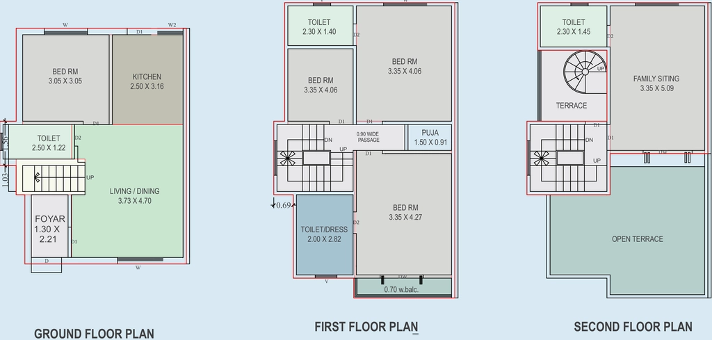 3 BHK House/Villa in The Helix Luxuria in Kalali, Vadodara - Image 870656