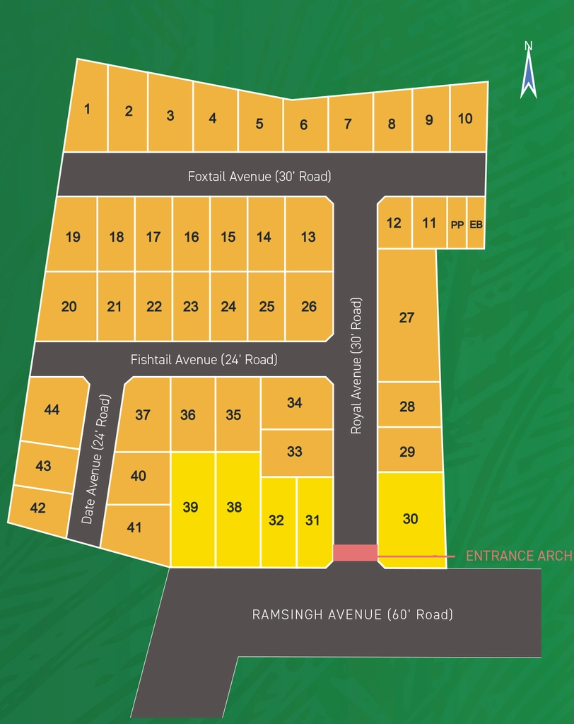 Master Plan of Stone And Acres Palmera in Ponmar, Chennai - Image 320506