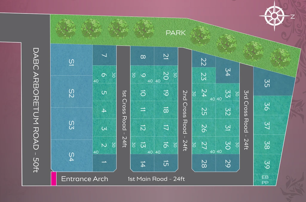 Master Plan of Stone and Acres Aksh Garden in Mambakkam, Chennai - Image 320514