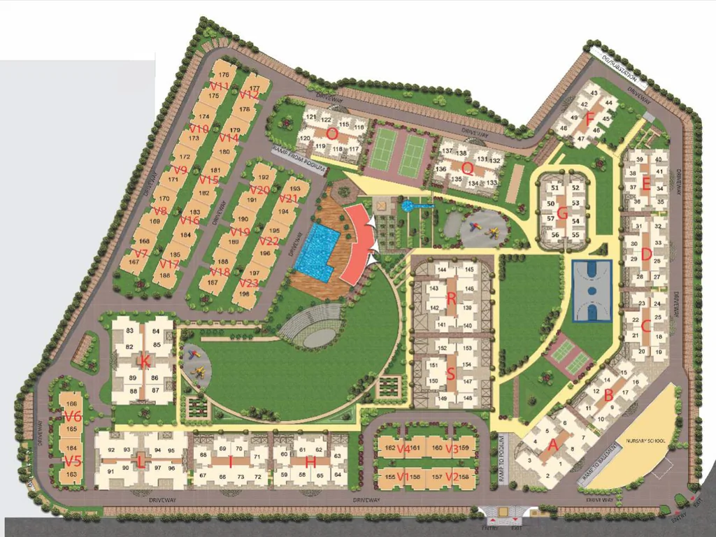 Master Plan of Gaur Yamuna City in Yamuna Expressway, Greater Noida - Image 320685