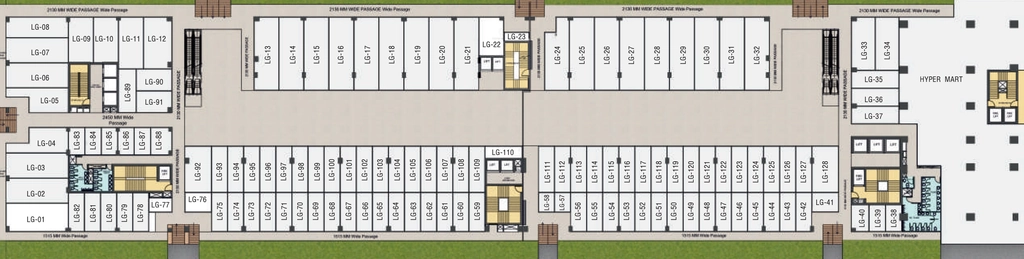 Floor Plan of Karyan Avenue 4 in Wave City, Ghaziabad - Image 320727