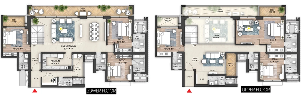 6 BHK Penthouse in Oakwood - The Prestige City in Indirapuram, Ghaziabad - Image 870919