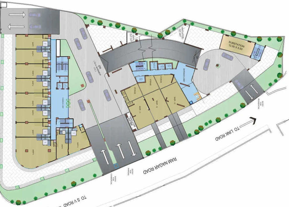 Master Plan of Bhoomi Aura Biplex in Borivali West, Mumbai - Image 320931
