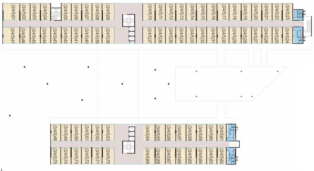 Floor Plan of Laabham Business World in AB Road, Indore - Image 321006