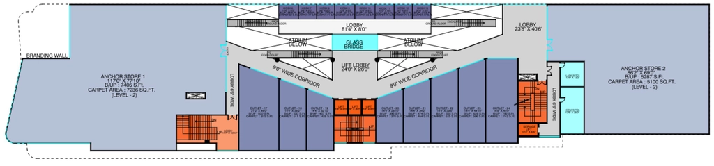Floor Plan of Laabham RR Spectrum in Annapurna Road, Indore - Image 321064