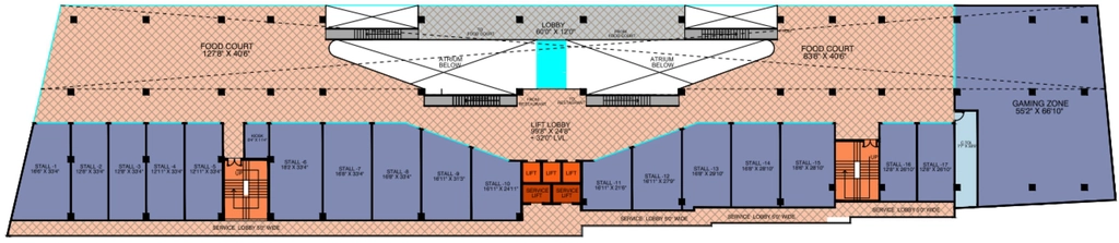 Floor Plan of Laabham RR Spectrum in Annapurna Road, Indore - Image 321066