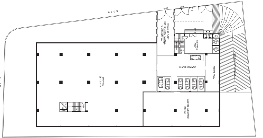 Floor Plan of Lotus Park in Wagle Estate, Thane - Image 321087