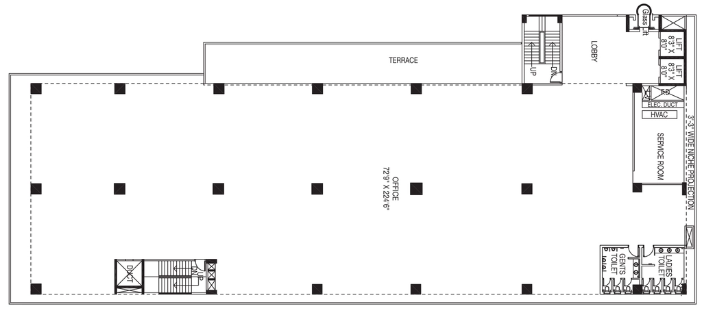 Floor Plan of Lotus Park in Wagle Estate, Thane - Image 321088