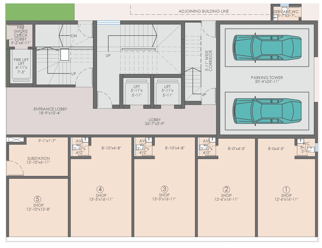 Floor Plan of Raj Capital in Dahisar East, Mumbai - Image 321165