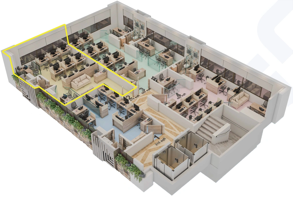 Floor Plan of Sai Signature Spaces in Borivali West, Mumbai - Image 321185