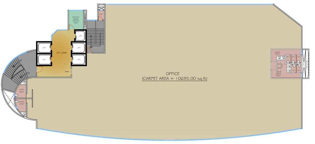 Floor Plan of Vaidya One Aeropolis in Andheri East, Mumbai - Image 321377