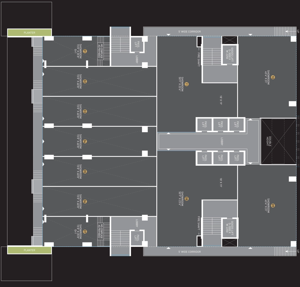 Floor Plan of NRC Business Park in Super Corridor, Indore - Image 321523