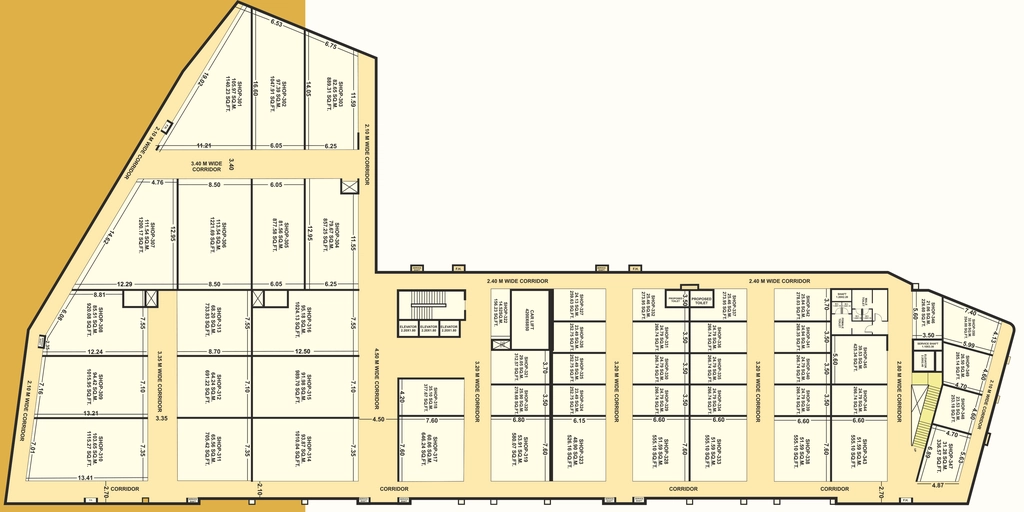 Floor Plan of Karond Business Center KBC in Karond, Bhopal - Image 321621