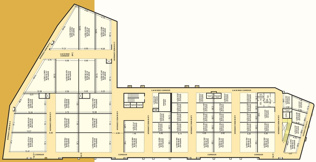 Floor Plan of Karond Business Center KBC in Karond, Bhopal - Image 321623