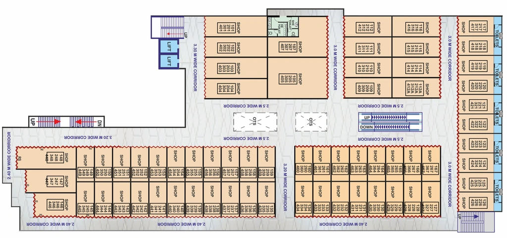 Floor Plan of Sage Milestone in Hoshangabad Road, Bhopal - Image 321645