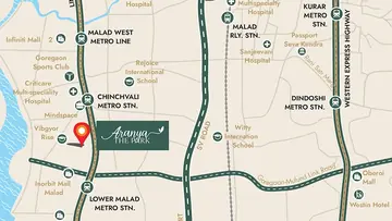Location of Zaveri Aranya The Park - Image 321774