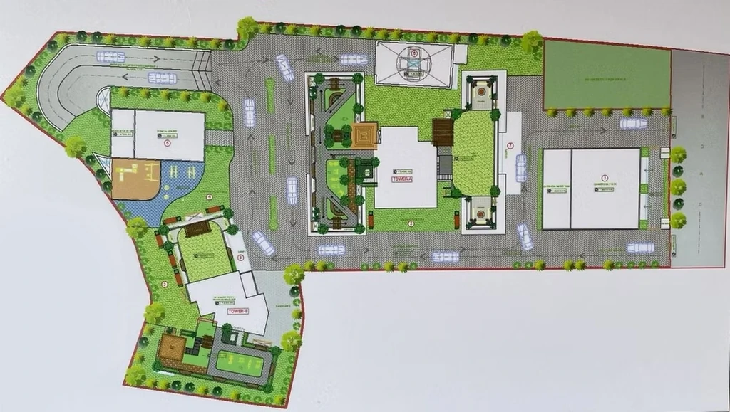 Master Plan of Zaveri Aranya The Park in Malad West, Mumbai - Image 321776
