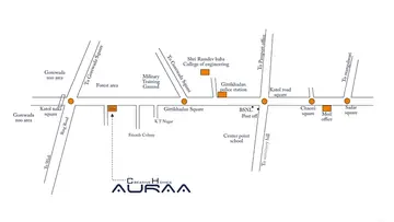 Location of Creative Homes Auraa - Image 321816