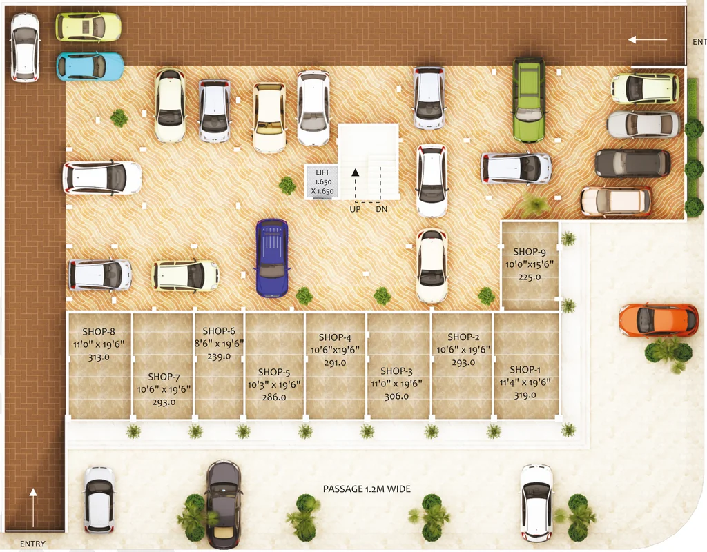 Master Plan of Creative Homes Auraa in Vrindavan Colony, Nagpur - Image 321818