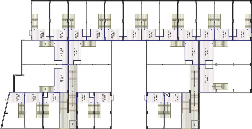 Floor Plan of Alpha SP Square in Maninagar, Ahmedabad - Image 321828