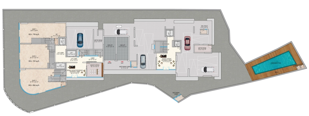 Master Plan of Kamla Arunkamal in Vile Parle East, Mumbai - Image 321867