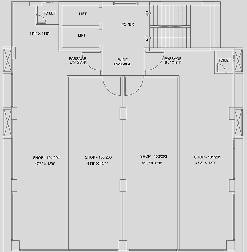 Floor Plan of Anikedhya Capitol 2 in Paldi, Ahmedabad - Image 321886