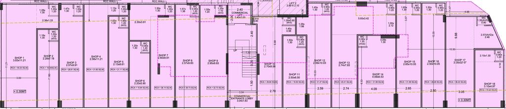 Floor Plan of Commercial Kamla Rajesh in Borivali West, Mumbai - Image 322004