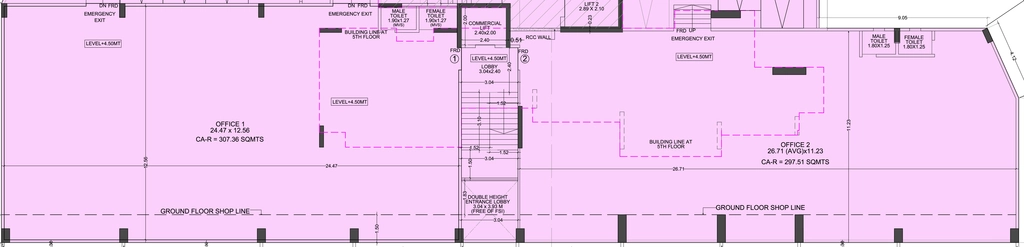 Floor Plan of Commercial Kamla Rajesh in Borivali West, Mumbai - Image 322003
