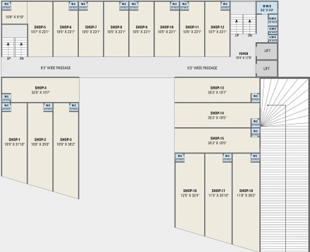 Floor Plan of Ganesh Icon and Heights in Nava Naroda, Ahmedabad - Image 322022