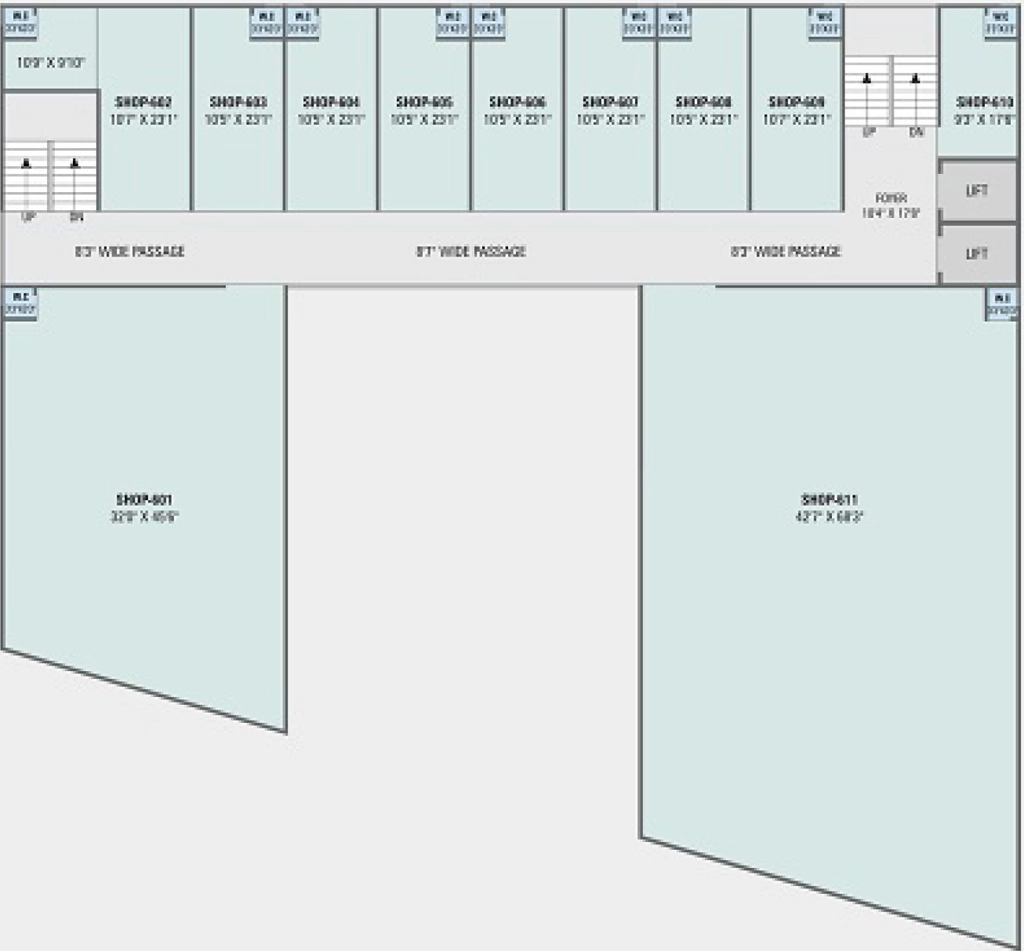 Floor Plan of Ganesh Icon and Heights in Nava Naroda, Ahmedabad - Image 322020