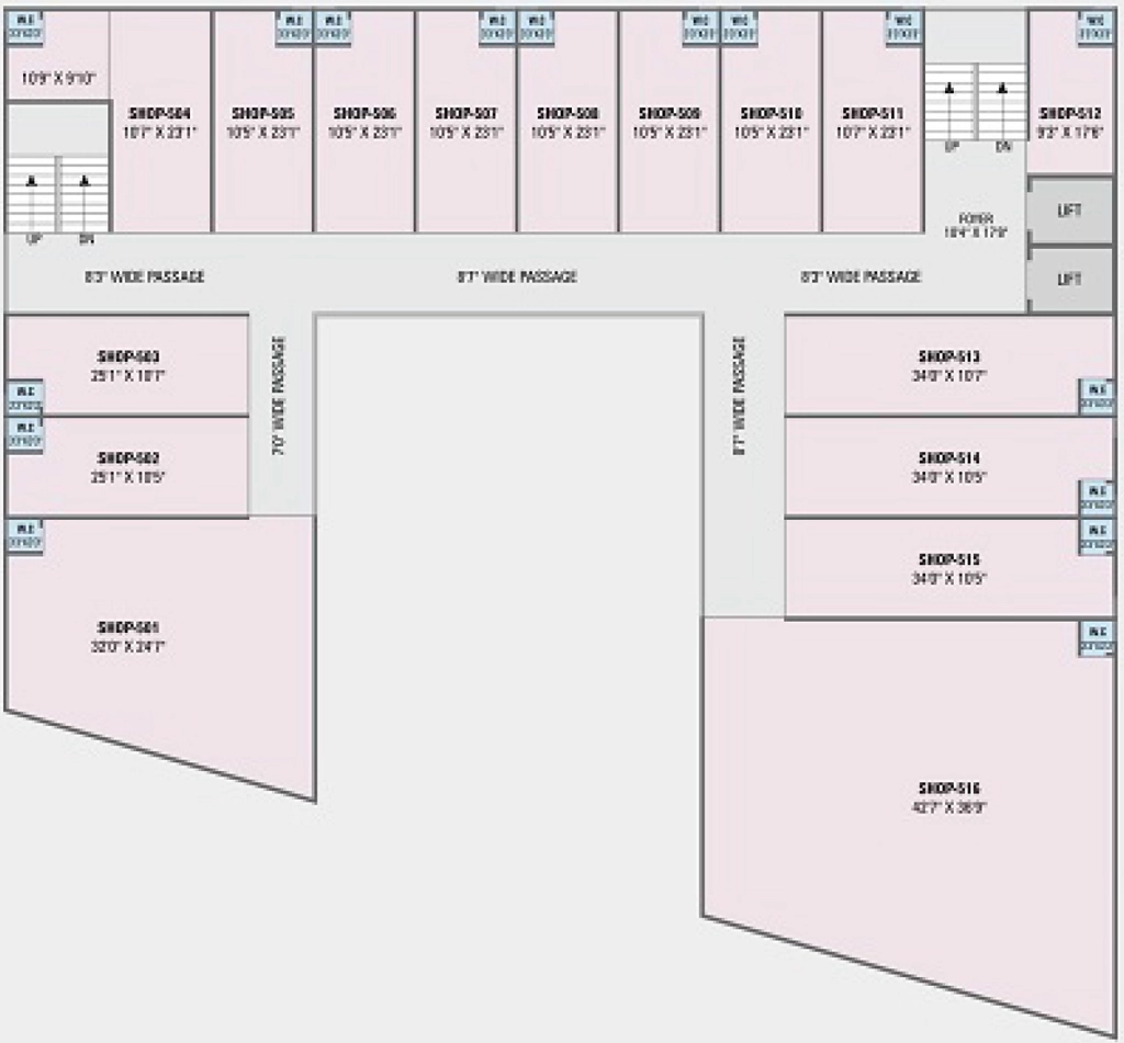 Floor Plan of Ganesh Icon and Heights in Nava Naroda, Ahmedabad - Image 322021