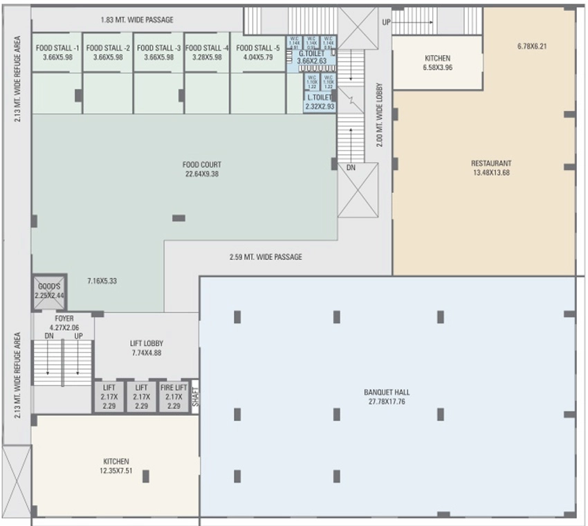 Floor Plan of Jatan Fortune Sky in Nikol, Ahmedabad - Image 322112