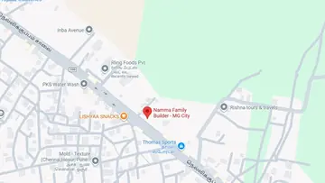 Location of Namma Family MG City - Image 322124