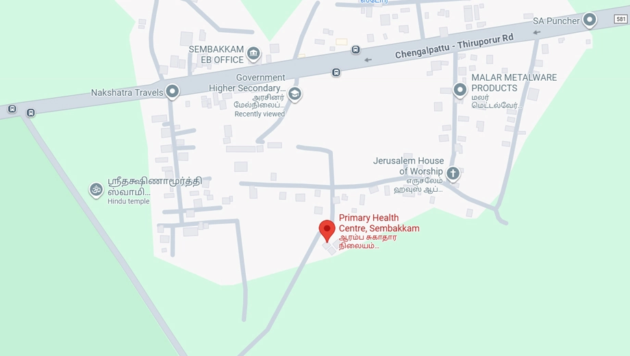 Location of Namma Family Esairaja Residency in Sembakkam, Chennai - Image 322136