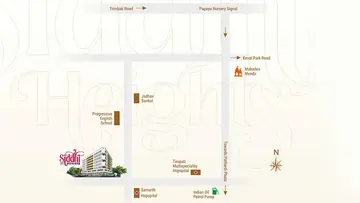 Location of Commercial Balaji Siddhi Heights - Image 322152