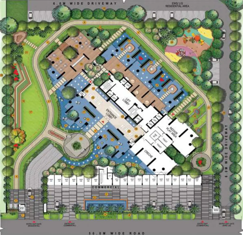 Master Plan of Envyrons Vaastu Homes in Siddhartha Vihar, Ghaziabad - Image 322225
