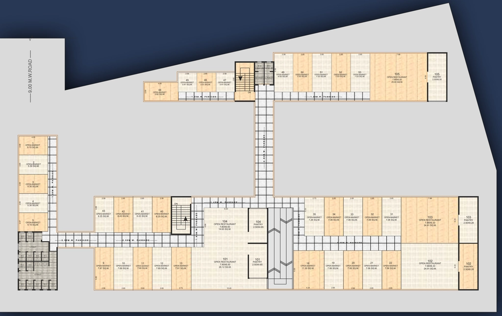 Floor Plan of Ambad Mandai in Ambad, Nashik - Image 322261